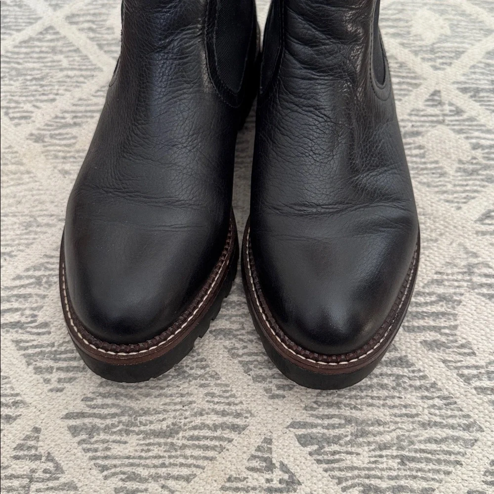 Black leather Chelsea boots - Picture 5 of 12
